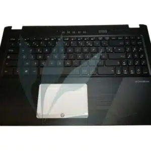 Clavier français non rétro-éclairé avec repose-poignets noir neuf d'origine Asus pour Asus FX570ZD