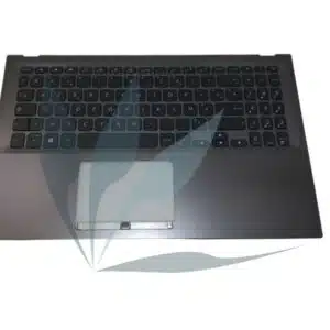 Clavier français rétro-éclairé avec repose-poignets gris neuf d'origine Asus pour Asus X512D