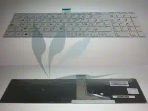 Clavier français blanc neuf d'origine Toshiba pour Toshiba Satellite C70D-A
