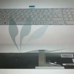 Clavier français blanc neuf d'origine Toshiba pour Toshiba Satellite C75-A