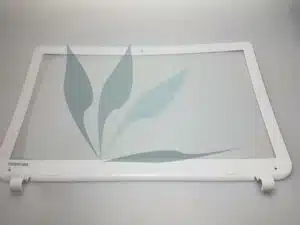 Plasturgie contour écran blanche neuve d'origine Toshiba pour Toshiba Satellite L50-B