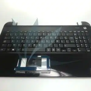 Clavier français avec repose-poignets noir pour Toshiba Satelite L50-B