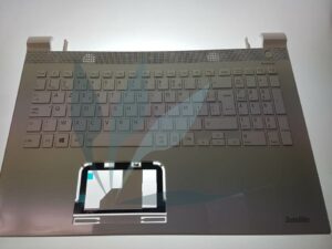 Clavier français avec repose-poignets blanc neuf d'origine Toshiba pour Toshiba Satellite L50-C