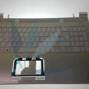 Clavier français avec repose-poignets blanc neuf d'origine Toshiba pour Toshiba Satellite L50-C