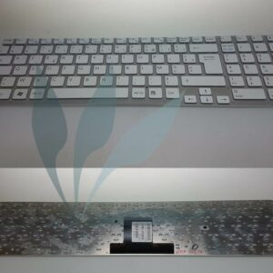 Clavier francais blanc sans grille neuf pour Vaio VPC-EB3C5E