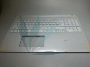 Clavier français et repose poignet blanc neuf d'origine Sony pour Sony Vaio SVF1521H2EW