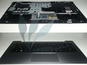 Clavier français avec repose-poignets pour Samsung Serie 5 NP530U4E