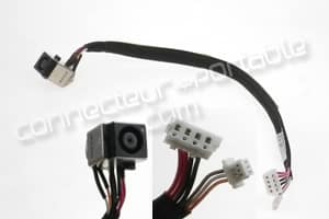 Connecteur d'alimentation sur câble pour HP PROBOOK 4730S (attention longueur totale 12 cm)
