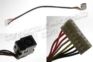 Connecteur carte mère sur câble pour Pavilion DV7-****
22 Cm de long 8 pins / 8 câbles - connecteur CM 16 mm large