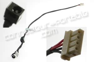 Connecteur carte mère sur câble neuf pour Toshiba Satellite L750 (voir photo)