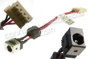 Connecteur d'alimentation sur cable pour Satellite L730