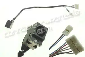 Connecteur carte mère sur câble pour Pavilion DV6-**** double pin (6+2) 18 cm de long