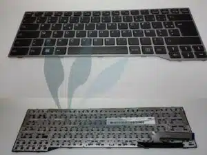 Clavier français noir pour Fujitsu Lifebook U745