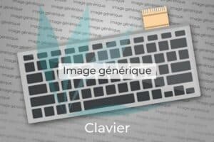 Clavier francais Argent pour Toshiba NB200 Attention n'est pas compatible avec le noir