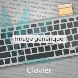 Clavier français touches noires contour argent pour Lenovo G50-45