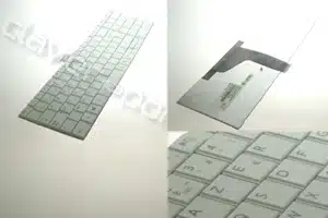 Clavier francais gris pour satellite C870