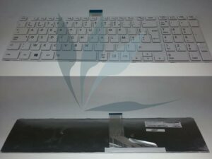 Clavier français blanc neuf d'origine Toshiba pour Toshiba satellite L50