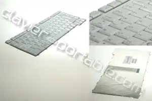 Clavier QWERTY espagnol puor satellite A200 argent