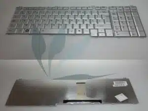 Clavier francais argent pour Satellite L350