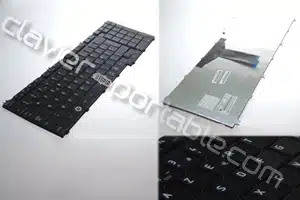 Clavier francais noir pour satellite L555