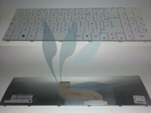 Clavier français argent neuf pour Packard Bell Easynote TJ73