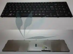 Clavier français Noir non rétro éclairé pour Vaio SVE-17