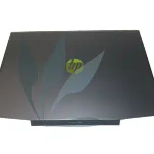 Capot supérieur écran noir logo vert neuf pour HP Pavilion 15-CX SERIES (ATTENTION, ce capot écran ne peut pas être remplacé sans remplacer la dalle écran)