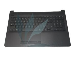 Clavier français non rétro-éclairé avec repose-poignets noir neuf d'origine HP pour HP Notebook 15-DB SERIES