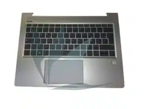 Clavier français rétro-éclairé avec repose-poignets noir / argent neuf d'origine HP pour HP Probook 430 G7