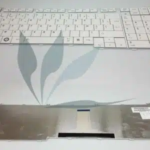 Clavier francais Blanc pour Qosmio F750
