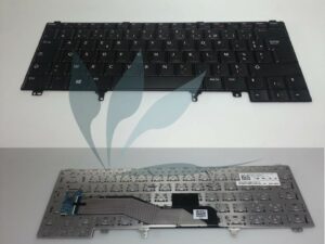 Clavier français non rétro-éclairé noir pour Dell Latitude E6430