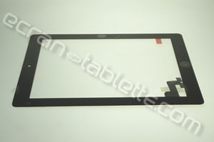 Vitre tactile 9,7 pouces noire  pour IPAD2 A1395