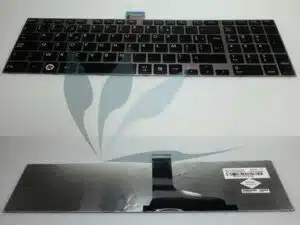 Clavier français touches moires contour gris neuf d'origine Toshiba pour Toshiba Satellite P870