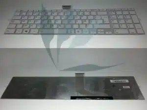 Clavier français blanc neuf d'origine Toshiba pour Toshiba Satellite C55