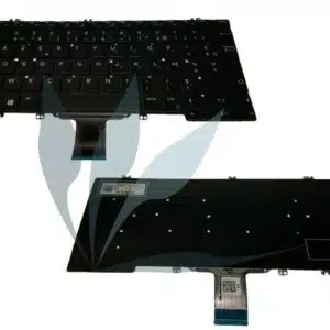 Clavier français neuf d'origine Dell pour Dell Latitude 7280