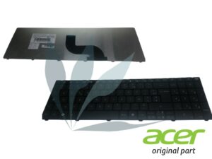 Clavier français noir neuf d'origine constructeur pour Packard Bell Easynote TM86