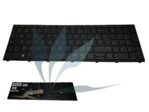 Clavier français rétro-éclairé neuf pour HP Probook 450 G5