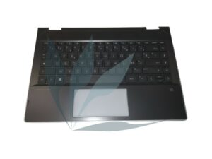 Clavier français avec repose-poignets argent neuf d'origine HP pour HP Pavilion X360 14-CD SERIES