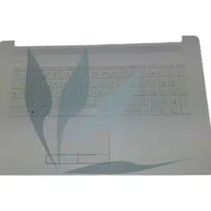 Clavier français non rétro-éclairé avec repose-poignets blanc neuf d'origine HP pour HP 17-BY SERIES