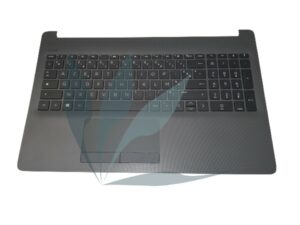 Clavier français avec repose-poignets noir neuf d'origine HP pour HP Notebook 255 G7