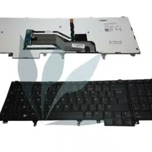 Clavier français noir neuf d'origine Dell pour Dell Precision M6800
