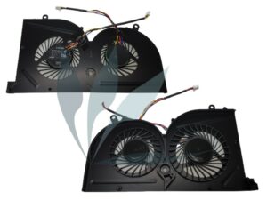 Ventilateur double pour carte graphique pour MSI GS63VR 7RG