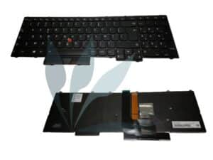 Clavier français rétro-éclairé pour Lenovo P50