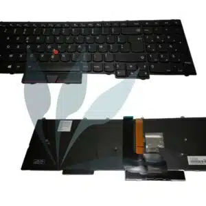 Clavier français rétro-éclairé pour Lenovo P50