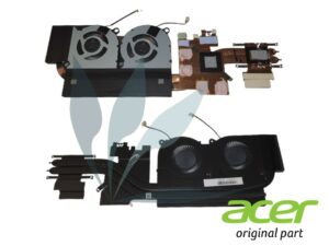 Bloc ventilateur architecture discrete neuf d'origine Acer pour Acer Aspire Nitro AN515-54 (pour modèles avec carte graphique GTX1650)