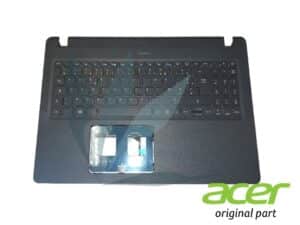 Clavier français rétro-éclairé avec repose-poignets neuf d'origine Acer pour Acer Travelmate TMP215-51 (pour modèles sans lecteur DVD)