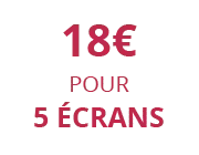 Réduction pour l'achat de 5 écrans