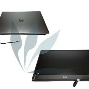 Module écran complet non tactile argent (dalle + capot argent + charnières + câbles) full HD pour Dell XPS 13 9350