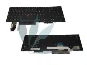 Clavier français noir neuf d'origine Lenovo pour Lenovo Thinkpad L580 Type 20KS