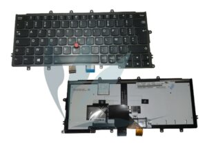Clavier français noir rétro-éclairé neuf pour Lenovo Thinkpad X240